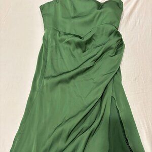 Azazie Forest Green Bridesmaids Dress (altered for 5'4")